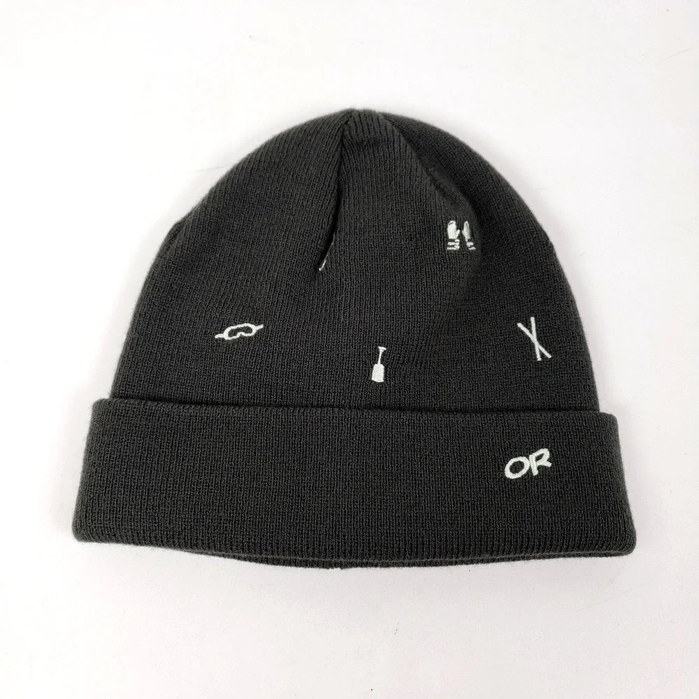 Outdoor Research Yardsale Adult One Size Gray Knit Cuffed Warm Winter Beanie Hat